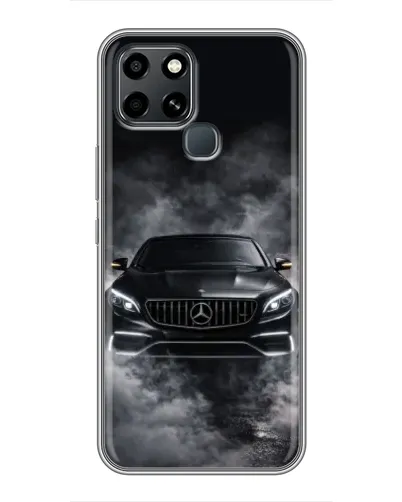 Чехол для Infinix Smart 6 с картинкой «Mercedes в дыму» Чехол для Infinix Smart 6 с картинкой «Mercedes в дыму»