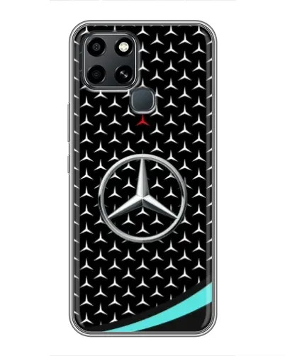 Чехол для Infinix Smart 6 с картинкой «Mercedes — бирюзовый акцент» Чехол для Infinix Smart 6 с картинкой «Mercedes — бирюзовый акцент»