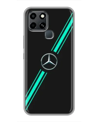 Чехол для Infinix Smart 6 с картинкой «Спортивные линии Mercedes» Чехол для Infinix Smart 6 с картинкой «Спортивные линии Mercedes»