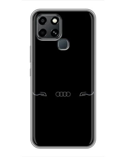 Чехол для Infinix Smart 6 с картинкой «Audi — световой подпись»