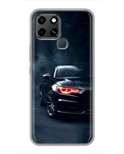 Чехол для Infinix Smart 6 с картинкой «Audi — хищный взгляд»