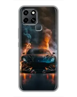 Чехол для Infinix Smart 6 с картинкой «Lamborghini дымная эстетика» Чехол для Infinix Smart 6 с картинкой «Lamborghini дымная эстетика»