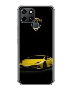 Чехол для Infinix Smart 6 с картинкой «Lamborghini желтый акцент» Чехол для Infinix Smart 6 с картинкой «Lamborghini желтый акцент»