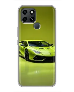 Чехол для Infinix Smart 6 с картинкой «Салатовый Lamborghini Huracan» Чехол для Infinix Smart 6 с картинкой «Салатовый Lamborghini Huracan»