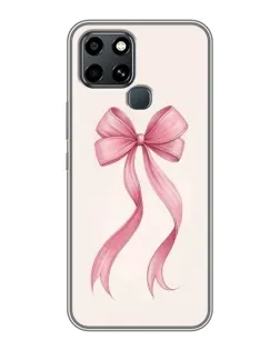 Чехол для Infinix Smart 6 с картинкой «Розовый бант»