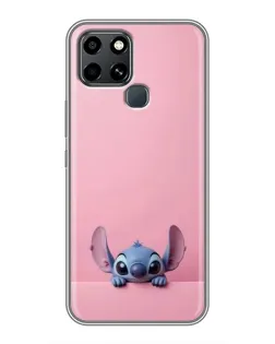 Чехол для Infinix Smart 6 с картинкой «Stitch выглядывает» Чехол для Infinix Smart 6 с картинкой «Stitch выглядывает»