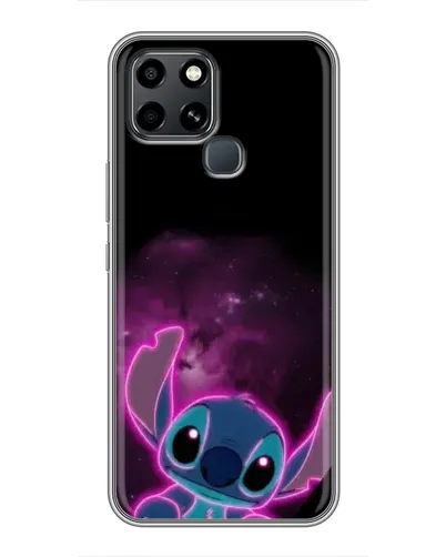Чехол для Infinix Smart 6 с картинкой «Неоновый Stitch» Чехол для Infinix Smart 6 с картинкой «Неоновый Stitch»