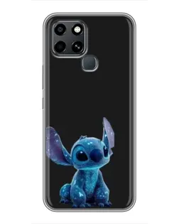 Чехол для Infinix Smart 6 с картинкой «Стич на черном» Чехол для Infinix Smart 6 с картинкой «Стич на черном»