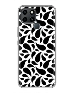 Чехол для Infinix Smart 6 с картинкой «Контрастные черные капли» Чехол для Infinix Smart 6 с картинкой «Контрастные черные капли»