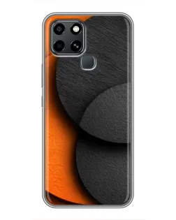 Чехол для Infinix Smart 6 с картинкой «Геометрия оранжевых кругов» Чехол для Infinix Smart 6 с картинкой «Геометрия оранжевых кругов»