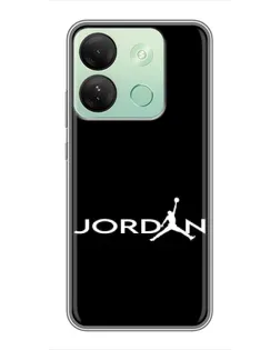 Чехол для Infinix Smart 7 HD с картинкой «Jordan White Logo» Чехол для Infinix Smart 7 HD с картинкой «Jordan White Logo»