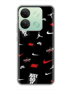 Чехол для Infinix Smart 7 HD с картинкой «Nike Mix Pattern» Чехол для Infinix Smart 7 HD с картинкой «Nike Mix Pattern»