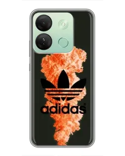 Чехол для Infinix Smart 7 HD с картинкой «Оранжевый дым Adidas» Чехол для Infinix Smart 7 HD с картинкой «Оранжевый дым Adidas»