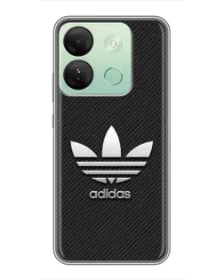 Чехол для Infinix Smart 7 HD с картинкой «Adidas Карбоновая текстура»