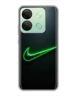 Чехол для Infinix Smart 7 HD с картинкой «Неоновый контур Nike» Чехол для Infinix Smart 7 HD с картинкой «Неоновый контур Nike»