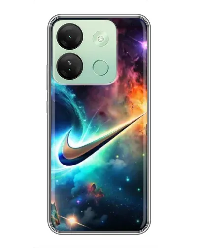 Чохол для Infinix Smart 7 HD з картинкою «Космічний Nike Swoosh» Чохол для Infinix Smart 7 HD з картинкою «Космічний Nike Swoosh»
