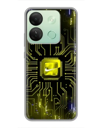Чохол для Infinix Smart 7 HD з картинкою «Nike — золота іскра» Чохол для Infinix Smart 7 HD з картинкою «Nike — золота іскра»