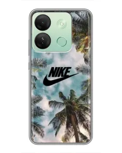 Чохол для Infinix Smart 7 HD з картинкою «Тропічний принт Nike» Чохол для Infinix Smart 7 HD з картинкою «Тропічний принт Nike»