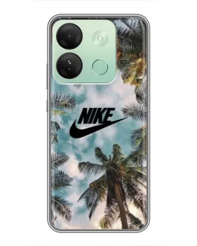 Чохол для Infinix Smart 7 HD з картинкою «Тропічний принт Nike» Чохол для Infinix Smart 7 HD з картинкою «Тропічний принт Nike»
