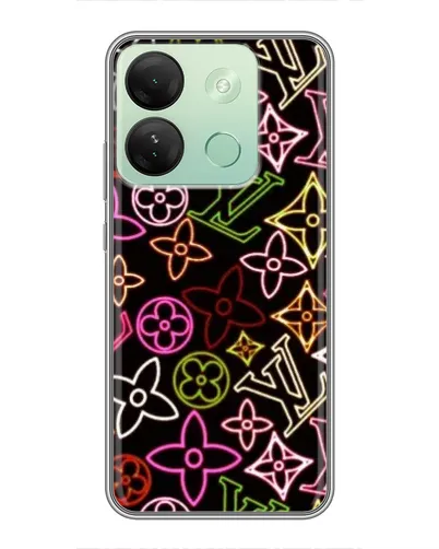 Чехол для Infinix Smart 7 HD с картинкой «Неоновый микс Nike»