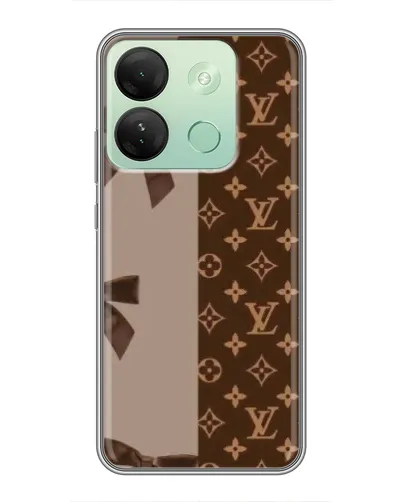 Чехол для Infinix Smart 7 HD с картинкой «Louis Vuitton — банты»