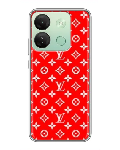 Чехол для Infinix Smart 7 HD с картинкой «Яркий паттерн LV»