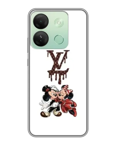 Чехол для Infinix Smart 7 HD с картинкой «LV и Микки Маус»
