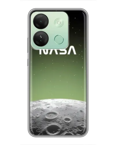 Чехол для Infinix Smart 7 HD с картинкой «NASA — лунный градиент»