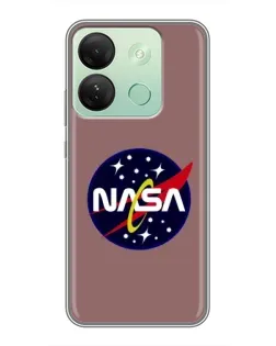 Чохол для Infinix Smart 7 HD з картинкою «NASA — ретро космос» Чохол для Infinix Smart 7 HD з картинкою «NASA — ретро космос»