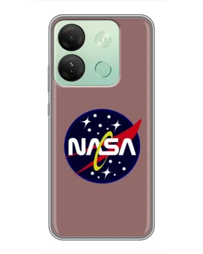 Чехол для Infinix Smart 7 HD с картинкой «NASA — ретро космос»