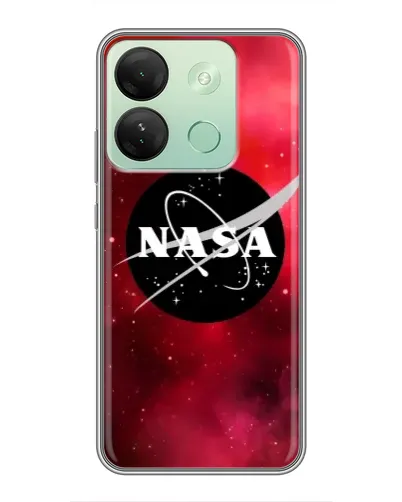 Чехол для Infinix Smart 7 HD с картинкой «NASA — красная туманность»