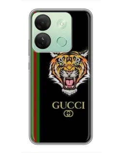 Чехол для Infinix Smart 7 HD с картинкой «Тигр Gucci»