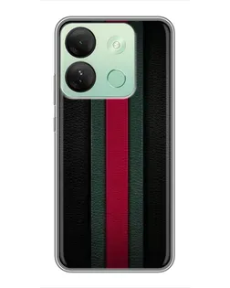 Чехол для Infinix Smart 7 HD с картинкой «Gucci — неоновая линия»