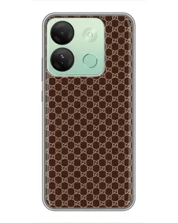 Чехол для Infinix Smart 7 HD с картинкой «Gucci — шоколадная сетка»