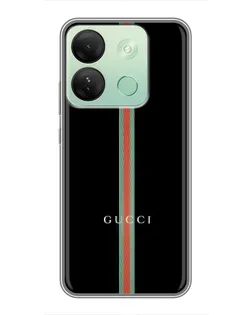 Чехол для Infinix Smart 7 HD с картинкой «Gucci — строгая линия»