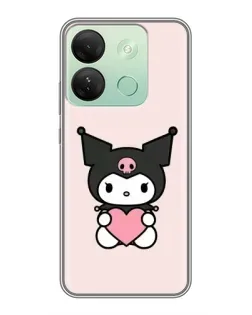 Чохол для Infinix Smart 7 HD з картинкою «Kuromi та серце» Чохол для Infinix Smart 7 HD з картинкою «Kuromi та серце»
