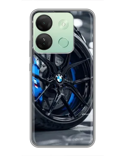 Чехол для Infinix Smart 7 HD с картинкой «Колесо BMW вблизи» Чехол для Infinix Smart 7 HD с картинкой «Колесо BMW вблизи»