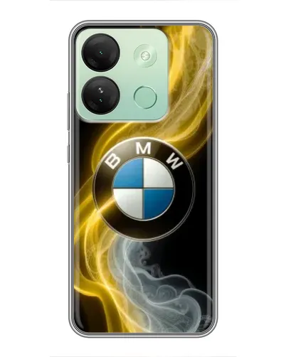 Чехол для Infinix Smart 7 HD с картинкой «Золотистый дым BMW» Чехол для Infinix Smart 7 HD с картинкой «Золотистый дым BMW»