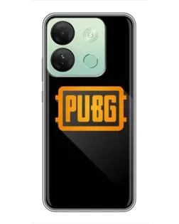 Чохол для Infinix Smart 7 HD з картинкою «PUBG — рамка лого»