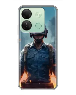 Чохол для Infinix Smart 7 HD з картинкою «PUBG — реалістичний герой»