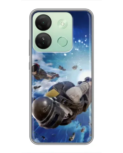 Чохол для Infinix Smart 7 HD з картинкою «Десант PUBG — стрибок» Чохол для Infinix Smart 7 HD з картинкою «Десант PUBG — стрибок»