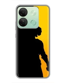 Чохол для Infinix Smart 7 HD з картинкою «Тінь воїна PUBG»