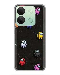 Чохол для Infinix Smart 7 HD з картинкою «Космічний патерн Among Us» Чохол для Infinix Smart 7 HD з картинкою «Космічний патерн Among Us»
