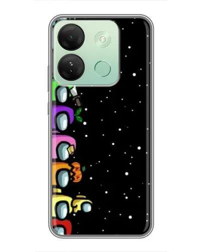 Чехол для Infinix Smart 7 HD с картинкой «Команда Among Us» Чехол для Infinix Smart 7 HD с картинкой «Команда Among Us»