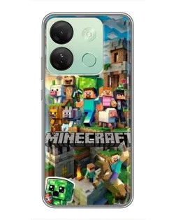 Чехол для Infinix Smart 7 HD с картинкой «Замок Minecraft» Чехол для Infinix Smart 7 HD с картинкой «Замок Minecraft»
