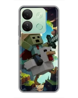 Чехол для Infinix Smart 7 HD с картинкой «Стив и гусь» Чехол для Infinix Smart 7 HD с картинкой «Стив и гусь»
