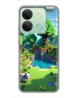 Чехол для Infinix Smart 7 HD с картинкой «Minecraft летний день» Чехол для Infinix Smart 7 HD с картинкой «Minecraft летний день»