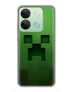 Чехол для Infinix Smart 7 HD с картинкой «Крипер микро-дизайн» Чехол для Infinix Smart 7 HD с картинкой «Крипер микро-дизайн»