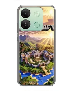 Чехол для Infinix Smart 7 HD с картинкой «Minecraft панорама» Чехол для Infinix Smart 7 HD с картинкой «Minecraft панорама»