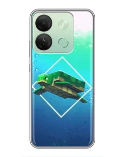 Чехол для Infinix Smart 7 HD с картинкой «Черепаха Minecraft» Чехол для Infinix Smart 7 HD с картинкой «Черепаха Minecraft»